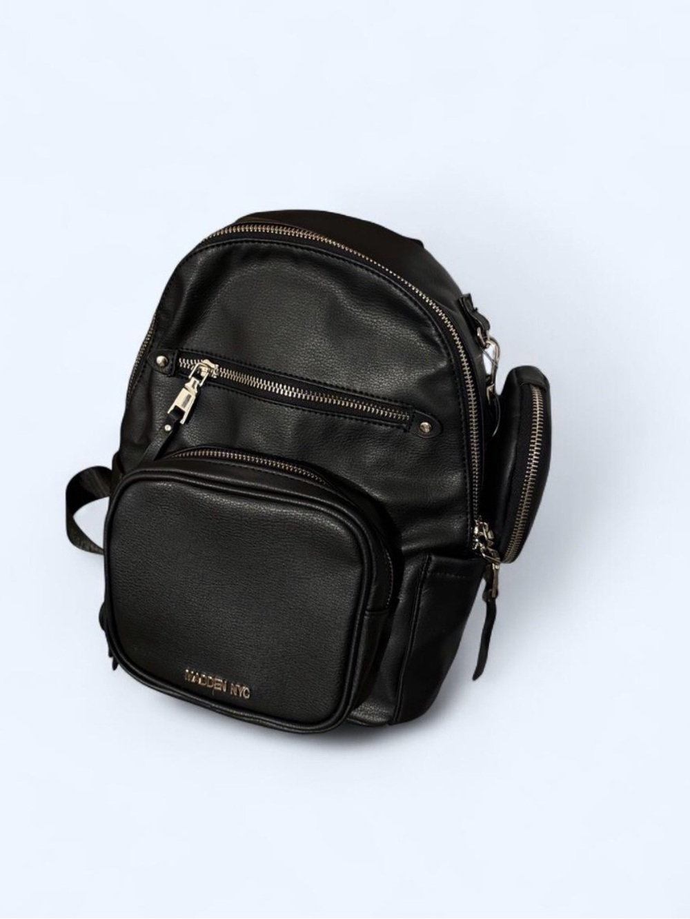Madden NYC leather backpack with coin bag